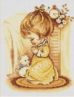 молитва - девочка, вера, молитва, детская - оригинал