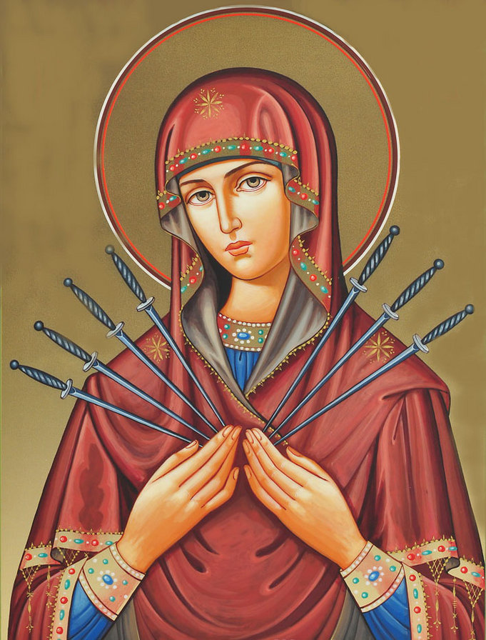 Семистрельная икона - икона - оригинал