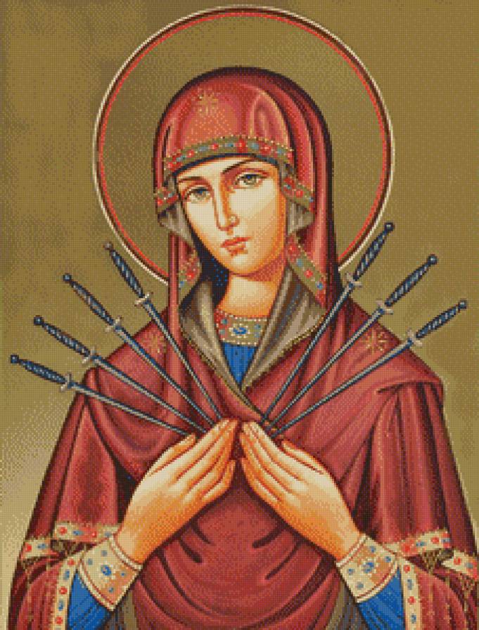 Семистрельная икона - икона - предпросмотр