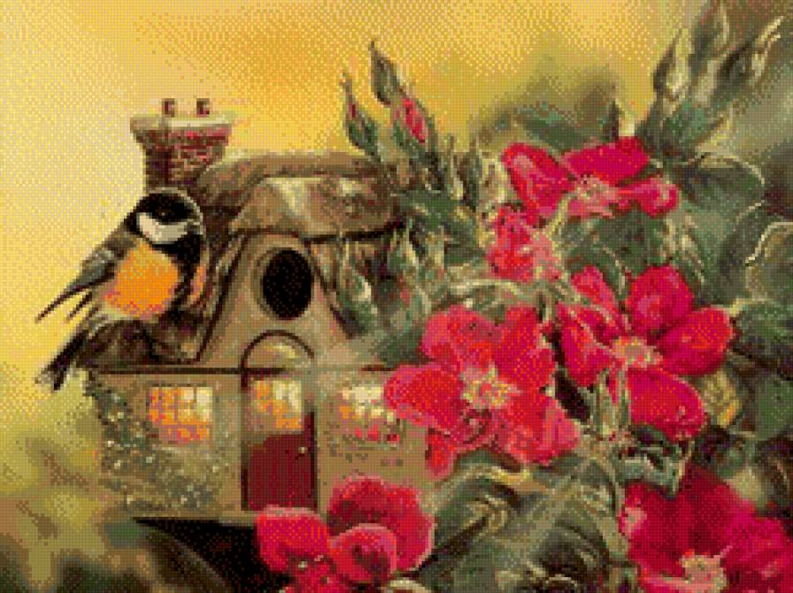 птичкин домик - птицы - предпросмотр