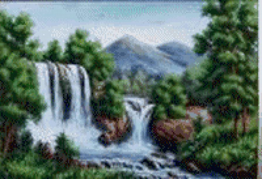 водопад - предпросмотр