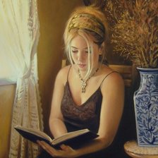 Схема вышивки «Чтение»