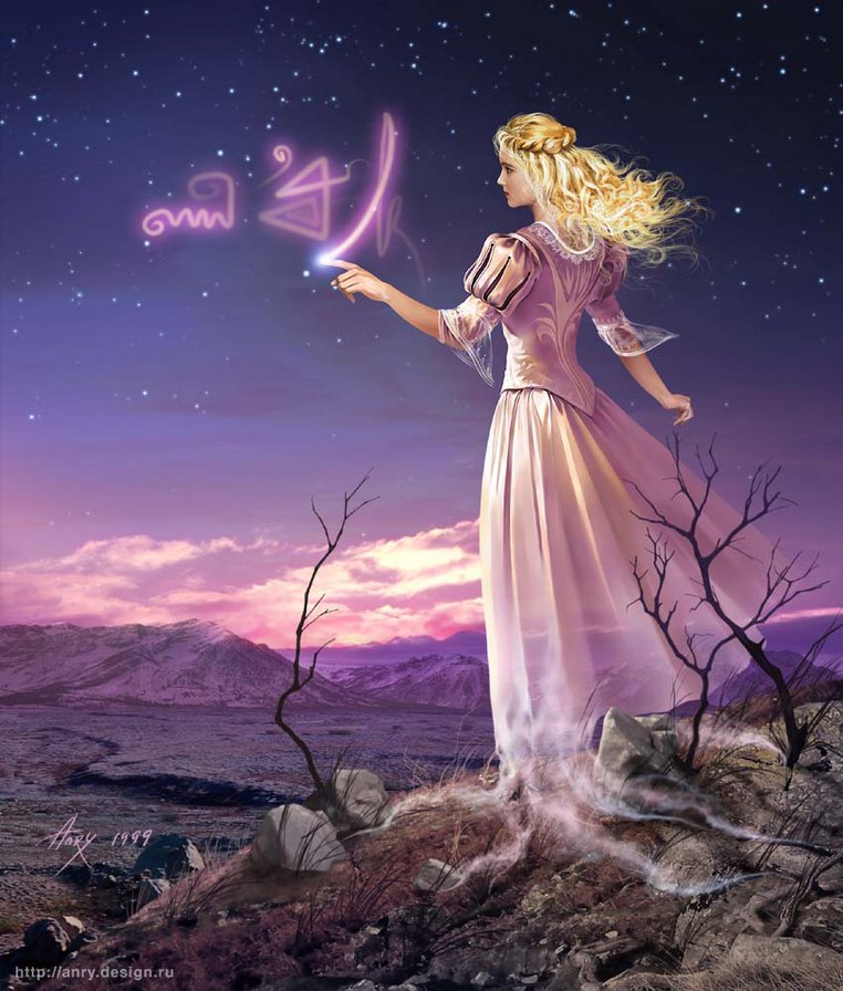 волшебница - девушка - оригинал