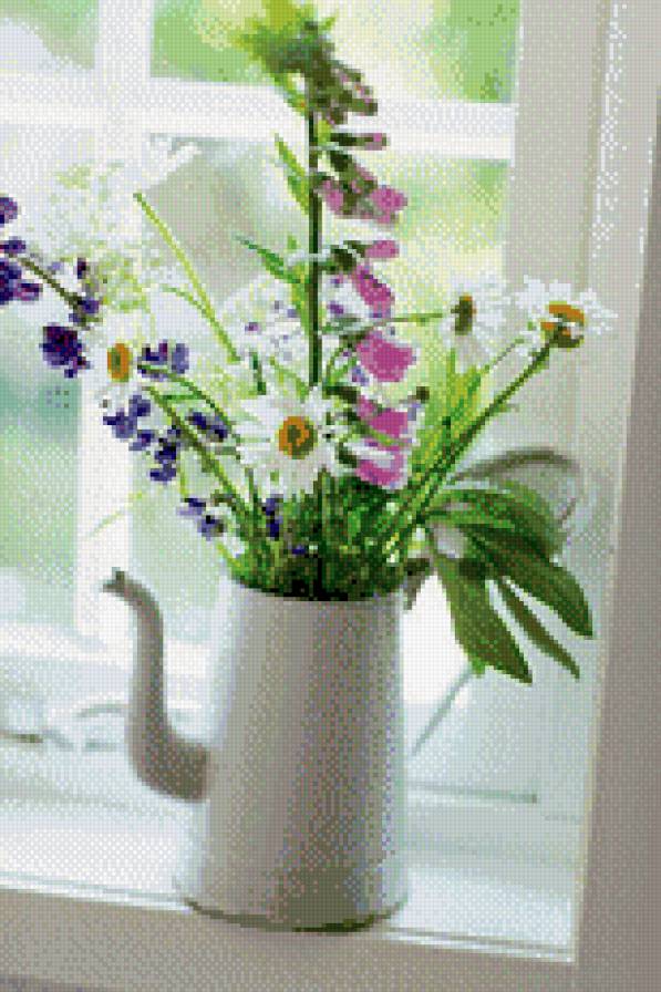 Полевой букетик - цветы, букет - предпросмотр