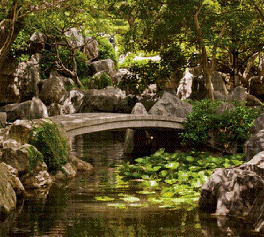 серия "реки" - река.мост - предпросмотр