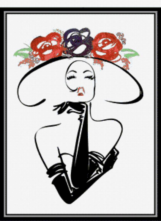 женский портрет - предпросмотр