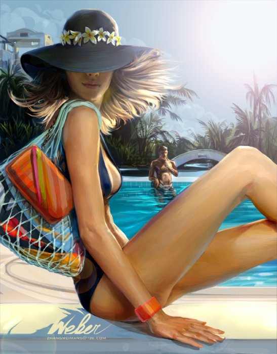 Рисунки Zhang Weber - оригинал