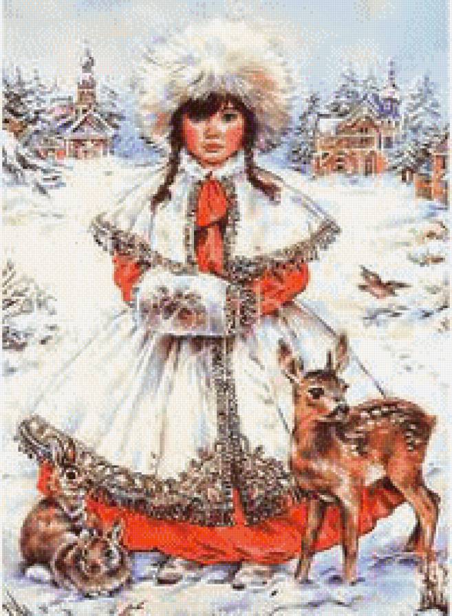 морозко - сказки, детские картинки, зима, дети, природа - предпросмотр