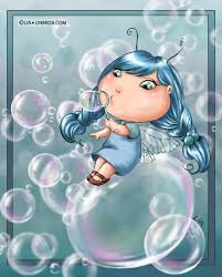 фея мыльных пузырей - мыльные пузыри, феечка, прелесть, детское, фэнтези - оригинал
