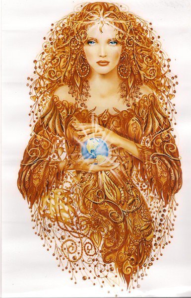 Хранительница мира - девушка, фэнтези - оригинал