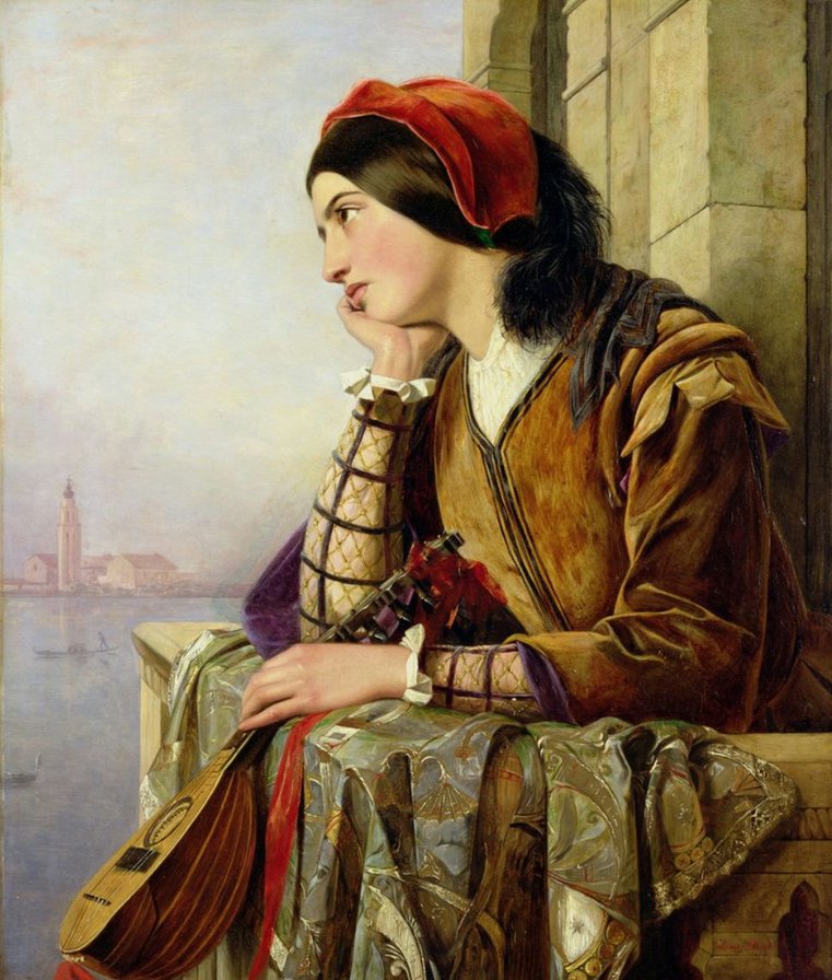 в ожидании своего рыцаря - дамы - оригинал