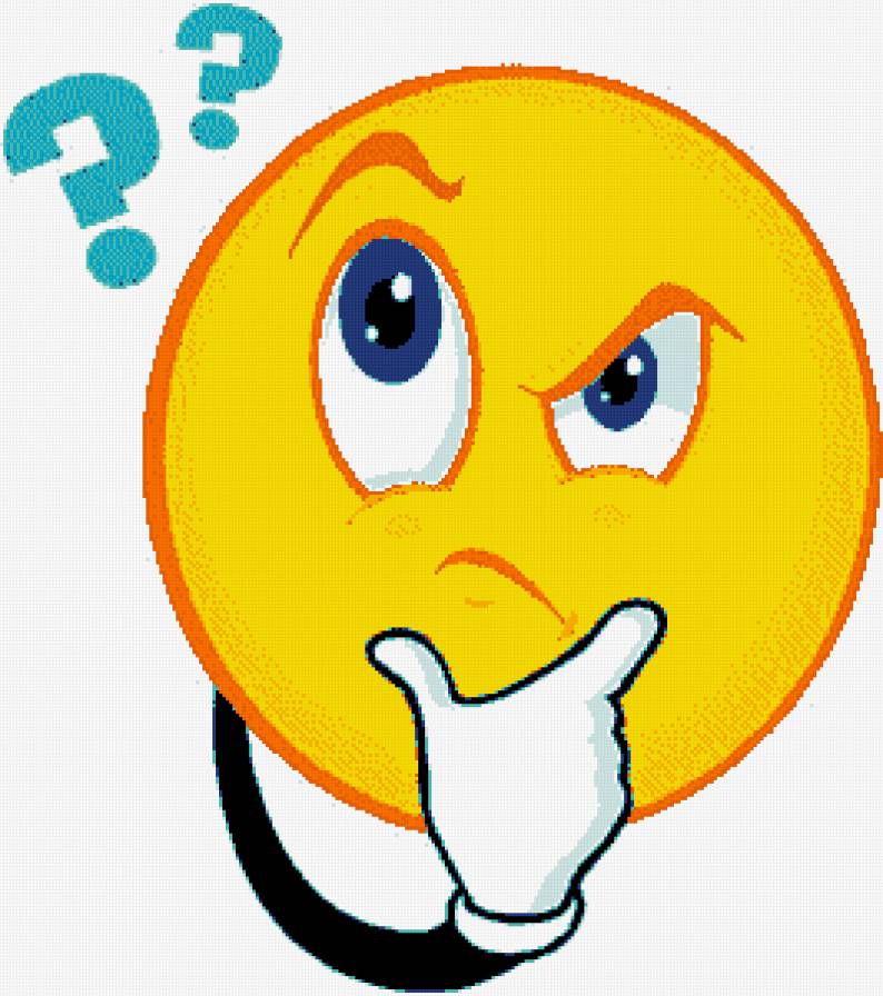 смайл-вопрос - прикол, вопрос, смайл - предпросмотр