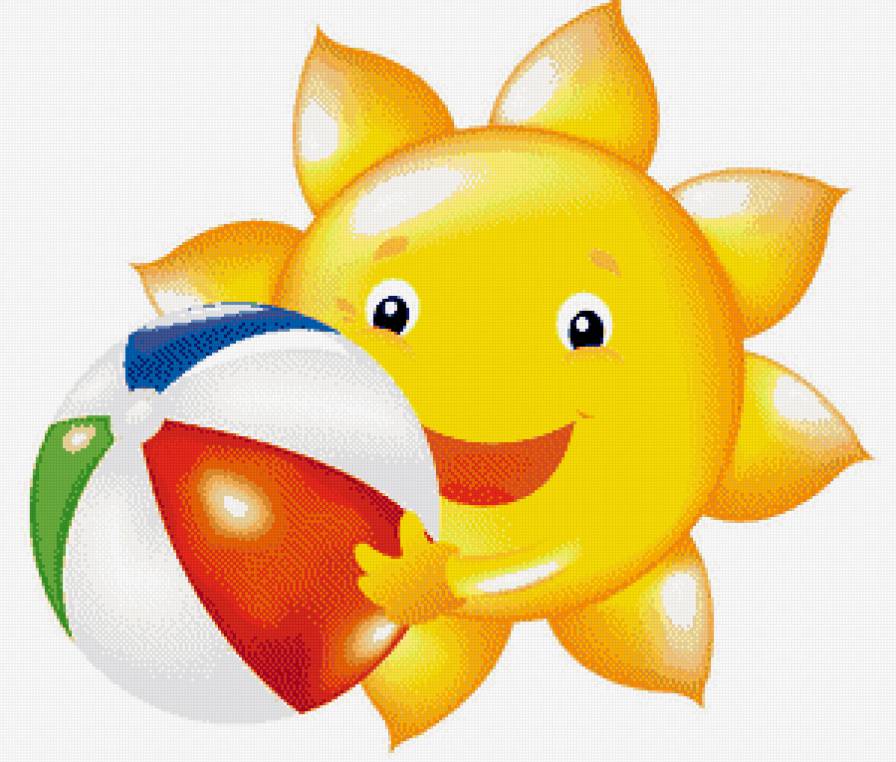 №447563 - подушка, скатерть, салфетка, солнышко, солнце - предпросмотр