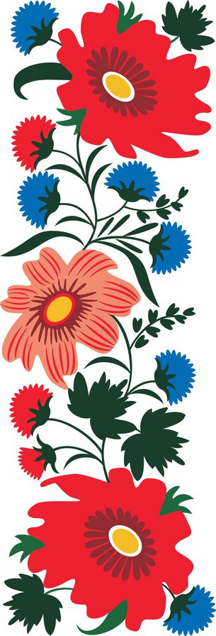 №447572 - бордюр, узор, салфетка, скатерть, цветы, подушка - оригинал