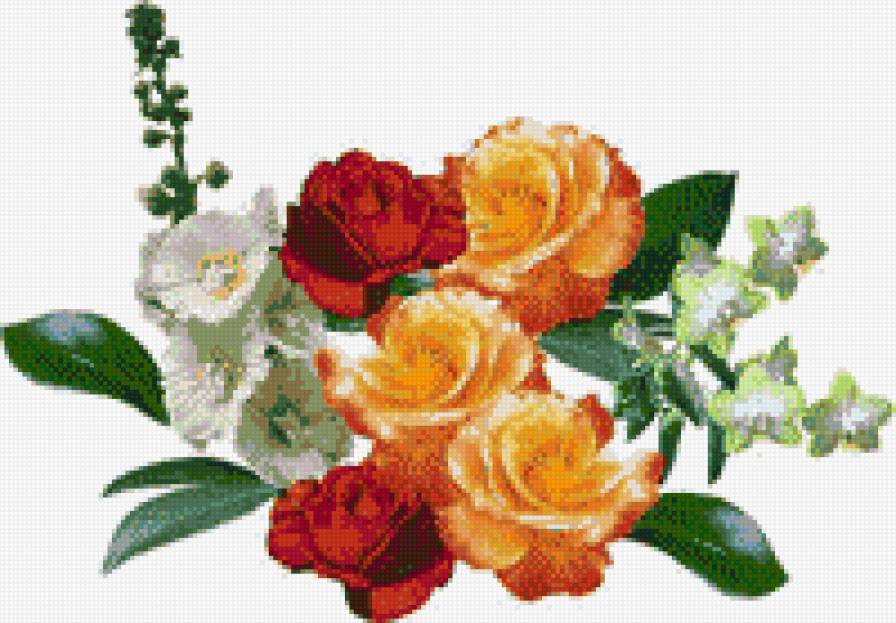 букет - розы, цветы, букет - предпросмотр