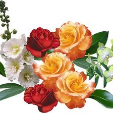 Схема вышивки «букет»