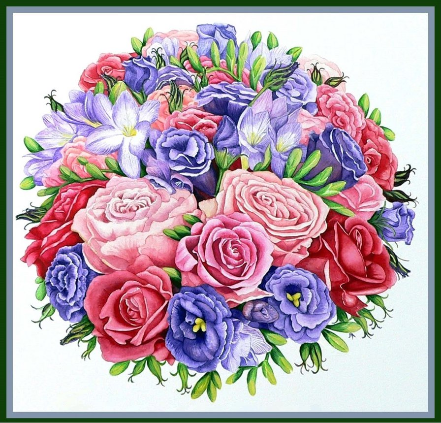 Букет невесты - букет, розы - оригинал