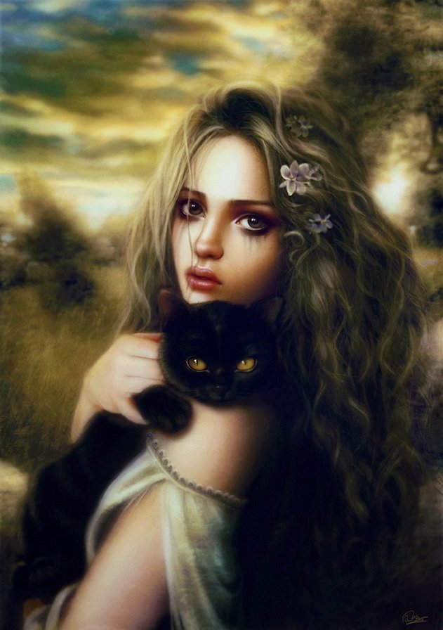 Девушка осень - оригинал