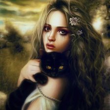 Девушка осень