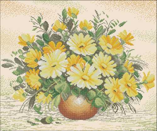 желтые герберы - букет, цветы - оригинал