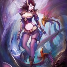 Схема вышивки «эльф»