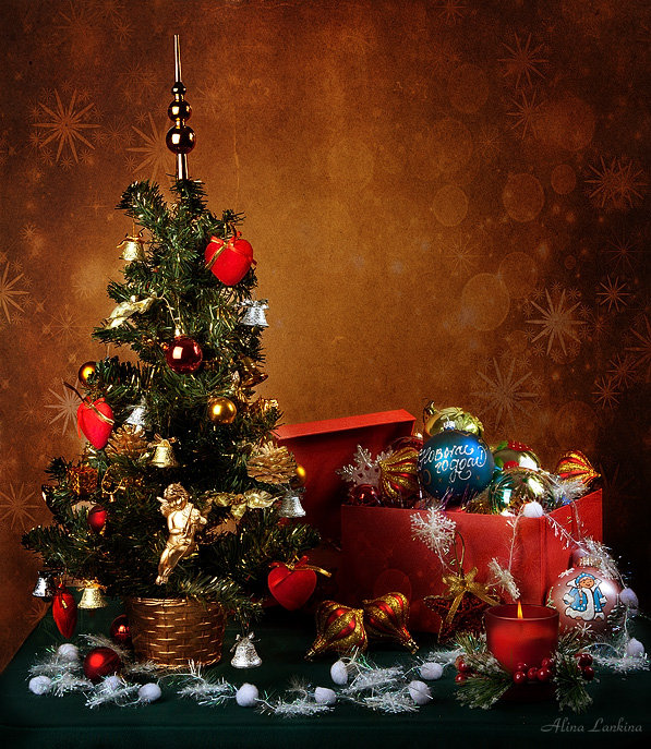 новый год - рождество, новый год, елка - оригинал