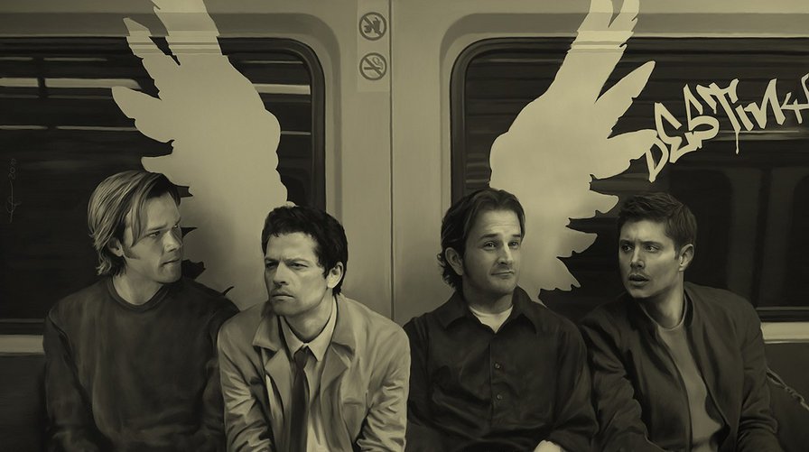 Сверхъестестенное - габриэль, кас, дин, сэм, сверхъестественное, кастиэль - оригинал