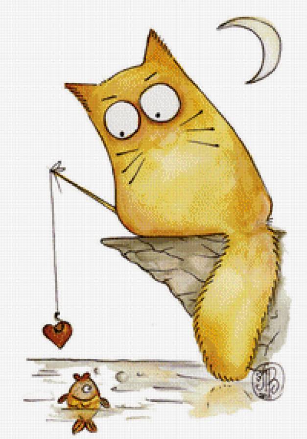 Ловись рыбка - кот - предпросмотр