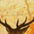 Предпросмотр схемы вышивки «Олени осень» (№449888)