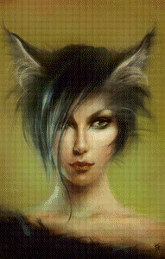 Микона - фентези, ведьма, девушка - предпросмотр