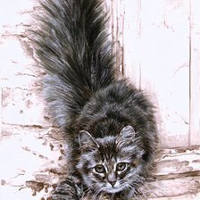 Схема вышивки «На охоте»