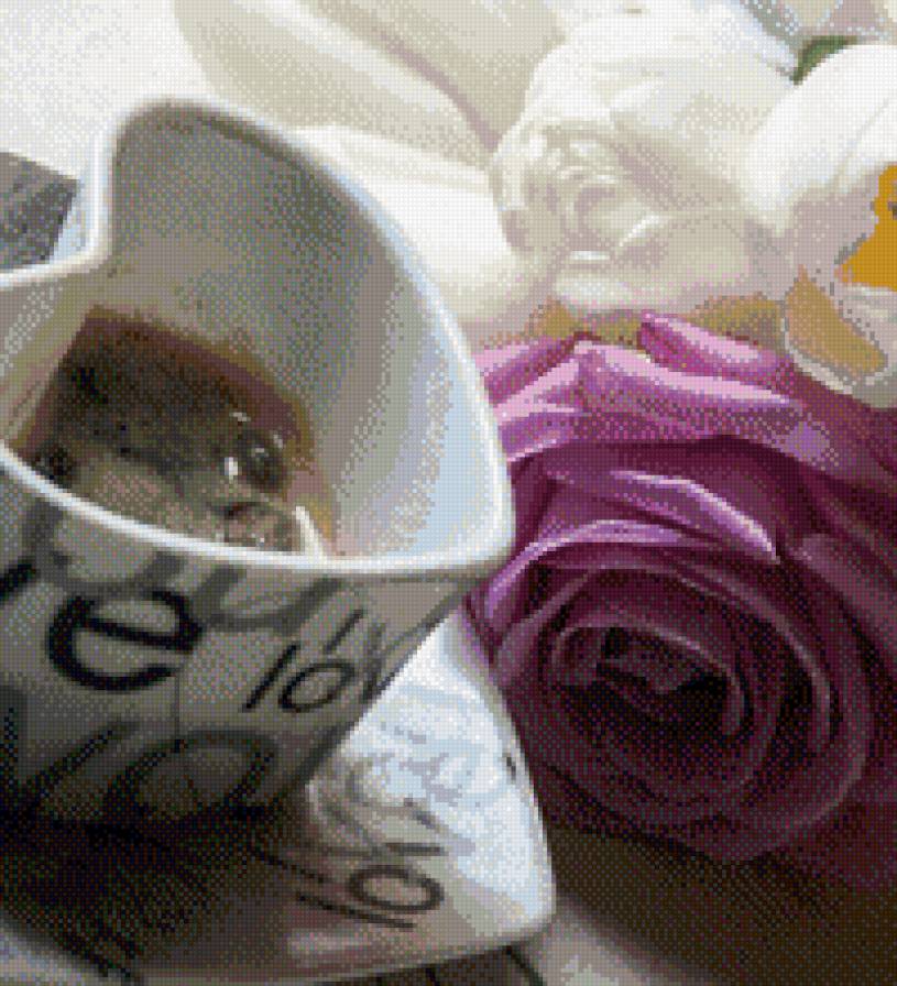 Утро - для кухни, кофе, розочка - предпросмотр