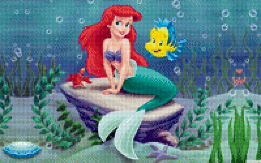 Русалочка - ариэль, мультик, персонаж, русалочка - предпросмотр