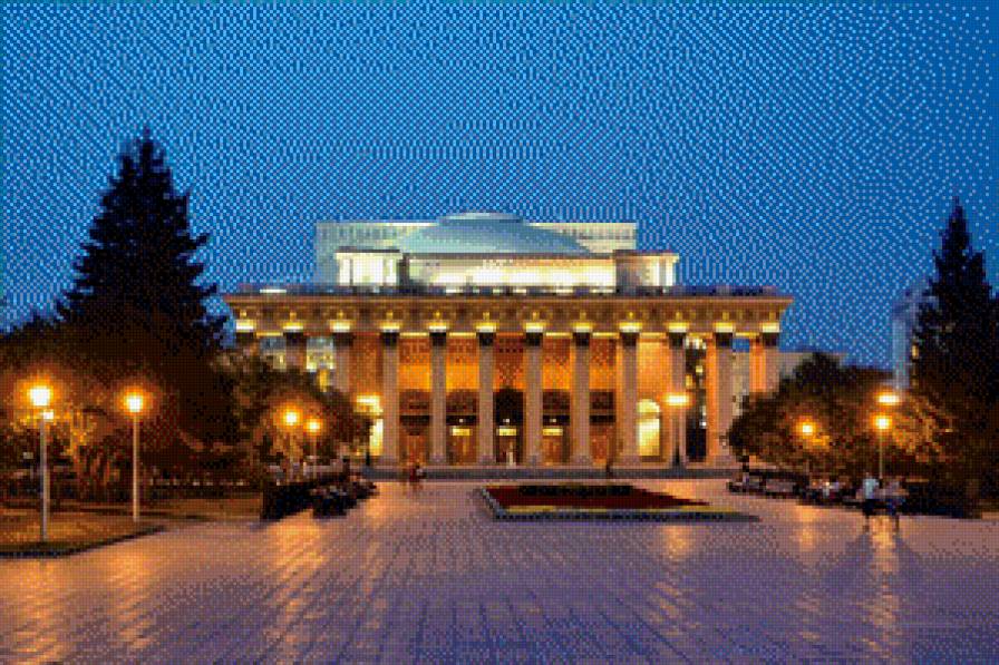 Оперный Театр Новосибирска - города, здания, архитектура - предпросмотр