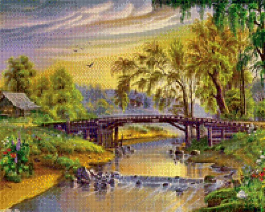 У ручья - природа - предпросмотр