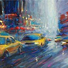 Схема вышивки «такси»