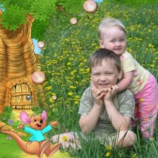 Схема вышивки «мои детки»