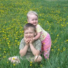 Схема вышивки «мои детки»