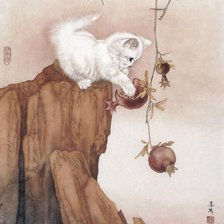 Схема вышивки «кошки»