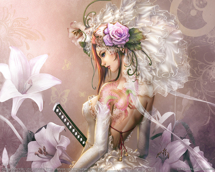 Девушка воин - оригинал