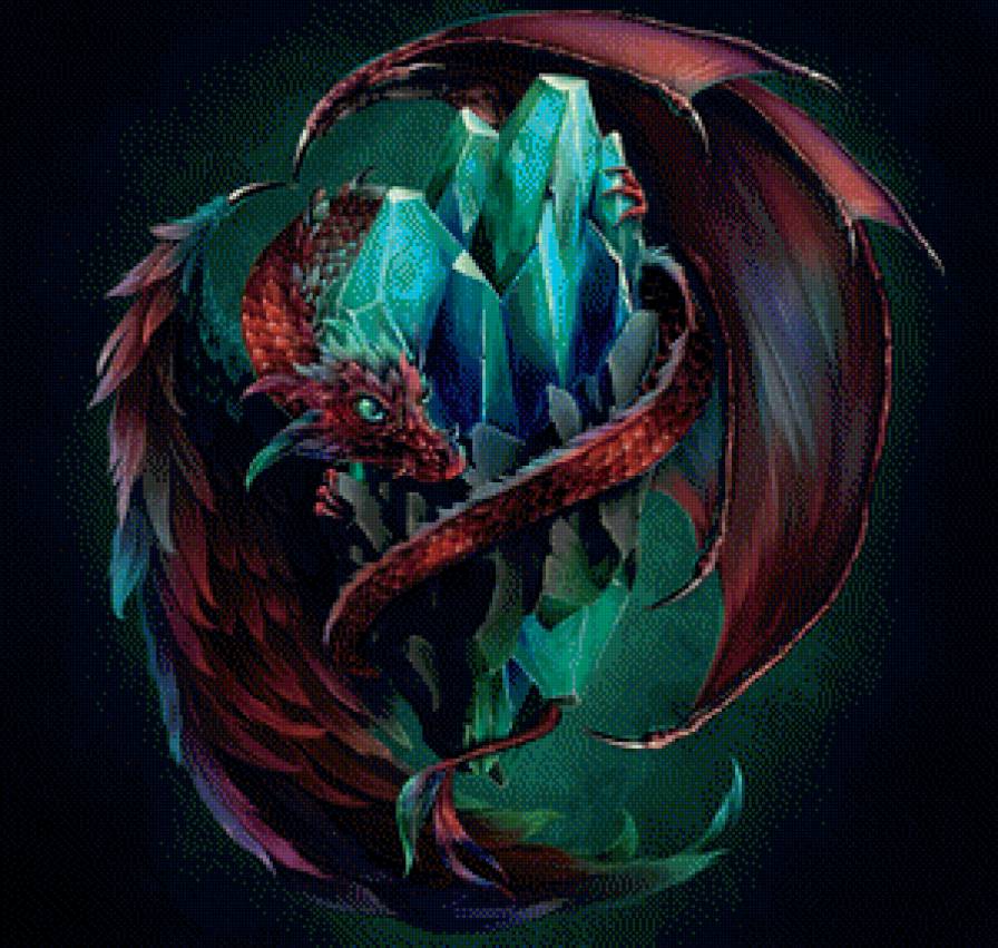 Серия "Драконы" - драконы, сказка, животные, миф, природа, фэнтези - предпросмотр