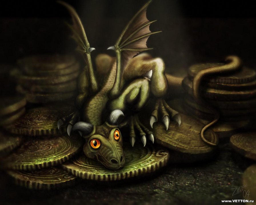 ДРАКОША - фентези, дракон - оригинал