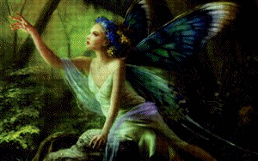 Фея - фэнтези, девушка - предпросмотр