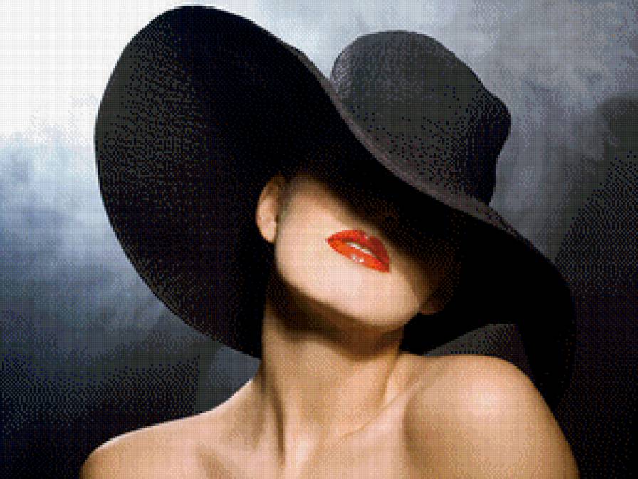 Незнакомка - тайна, девушка, шляпа - предпросмотр