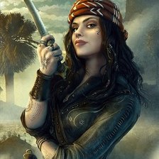 Схема вышивки «пиратка»