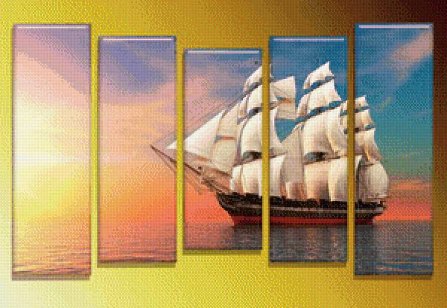 морской пейзаж - предпросмотр