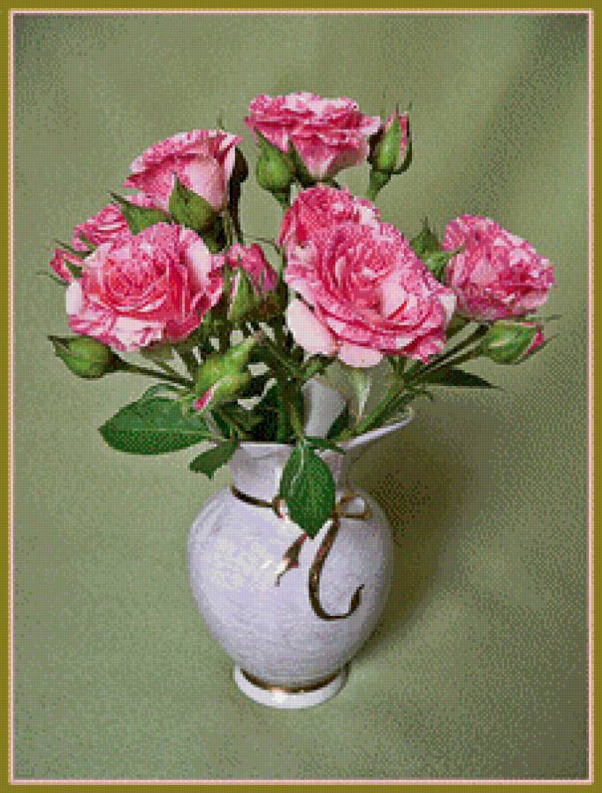 №453250 - цветы, розы, букет - предпросмотр