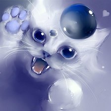 Схема вышивки «Игра с мыльным пузырем»