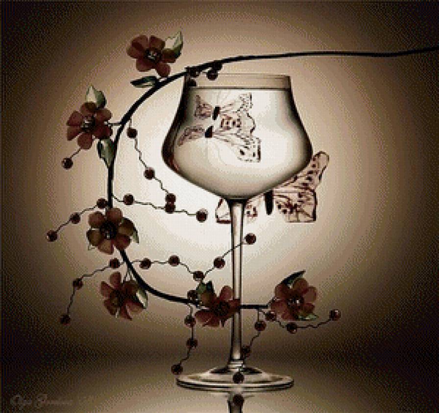 бокал - натюрморт, бокал - предпросмотр