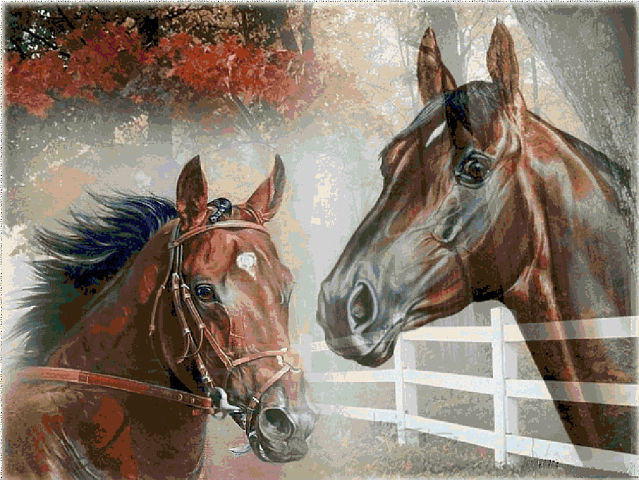 лошади - оригинал